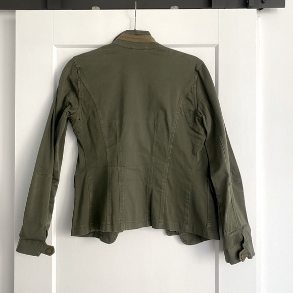 BLUENOTES Olive Military Style Jacket - Picture 2 of 4